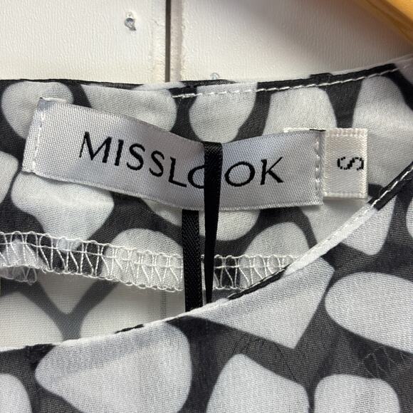 Misslook Women's Unique Artsy Maxi Dress Size S Quiet Luxury Old Money Chic NWT - Picture 3 of 10